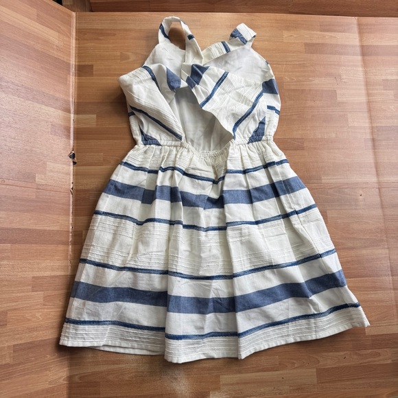 Mayoral summer blue and white striped halter style size 10 nwt - Picture 7 of 11